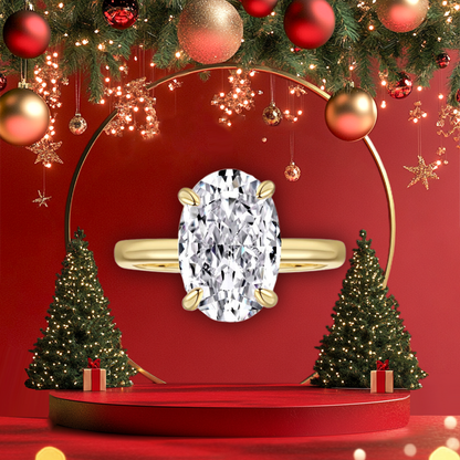 【 Official Brand Store 】Magnetology Moissanite Diamond Ring