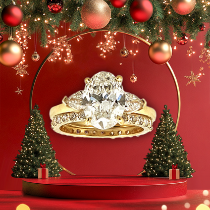 【 Official Brand Store 】Magnetology Moissanite Diamond Ring