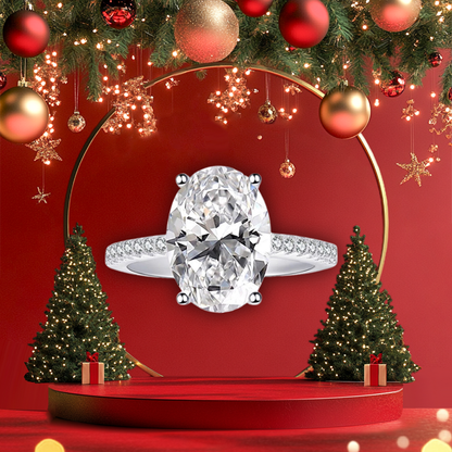 【 Official Brand Store 】Magnetology Moissanite Diamond Ring