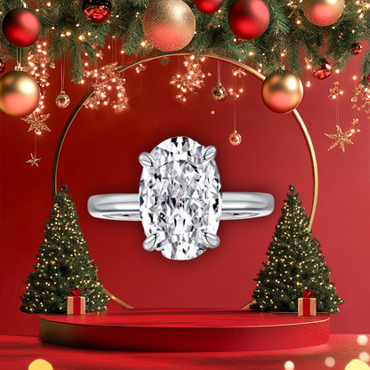 【 Official Brand Store 】Magnetology Moissanite Diamond Ring